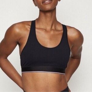 Anthropologie | Four Laps NWT Circuit Black Sports Bra M